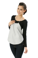 Picture of Maternity Clothes,  Belly Tee with Radiation Shielding, Grey, 8901306